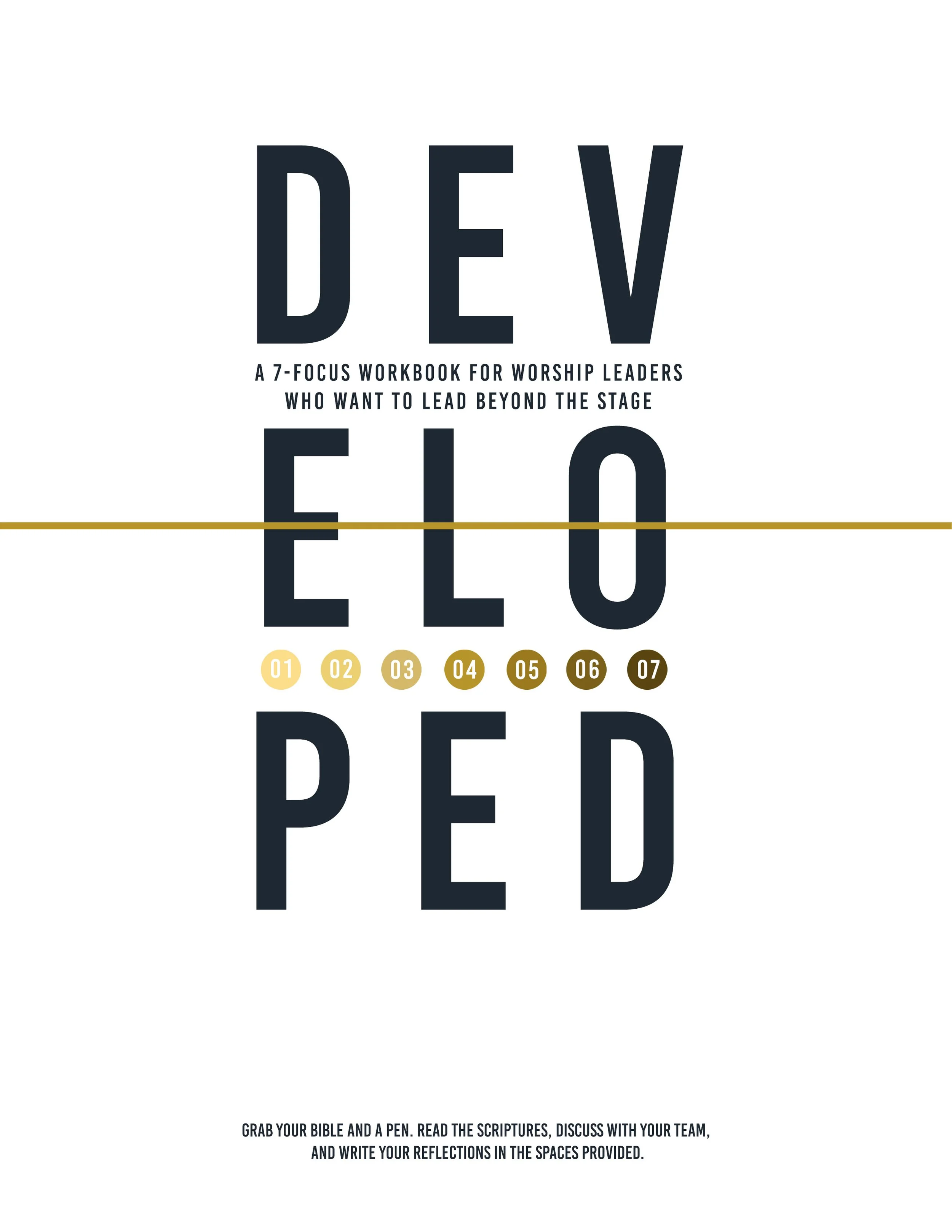 Developed Workbook