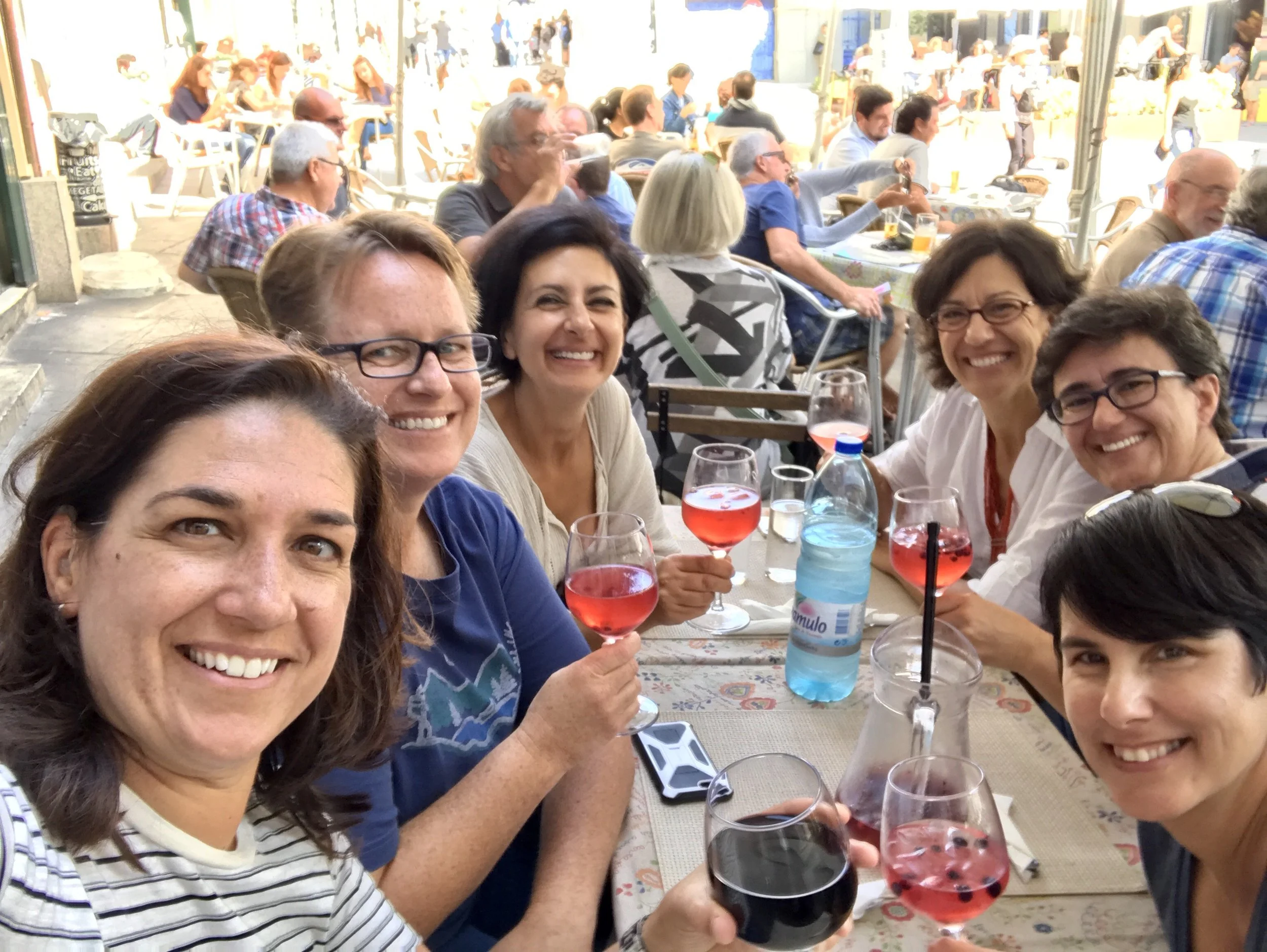 From left: Kimmie T., Amy 1.5, Ana, Susana, Paula, Amy 1.0
