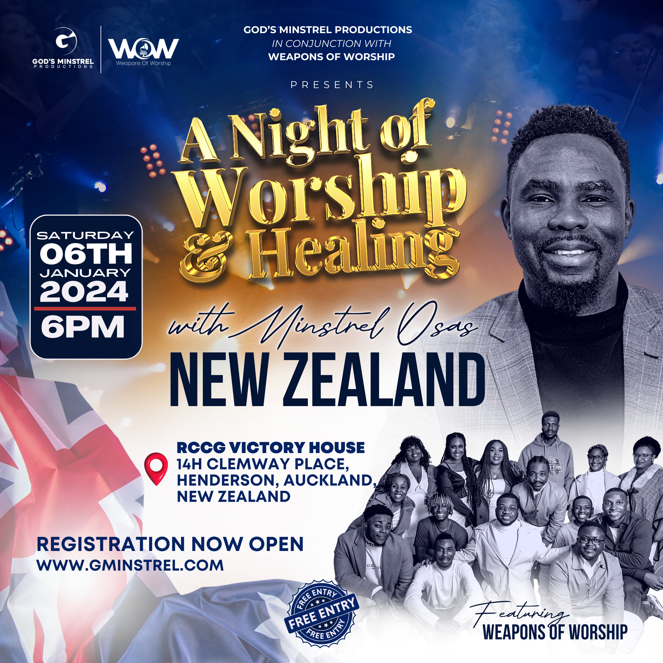Night Of Worship And Healing - New Zealand