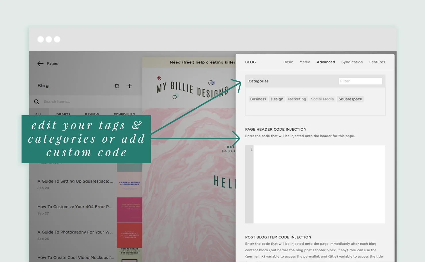 A Complete Guide To Setting Your Blog Up In Squarespace My