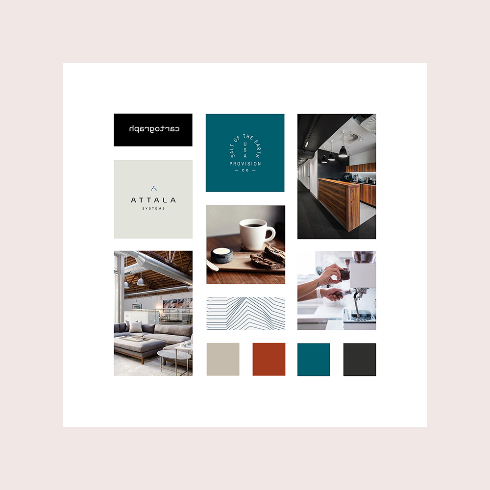 Free moodboard templates Photoshop file