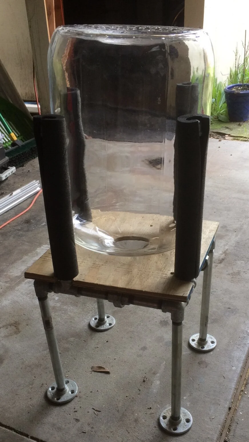 The next prototype, started in March 2015, was based on the concept of a water cooler which served to continuously ferment a bacterial culture. This prototype and the next were partially funded as part of IndieBio’s first class.