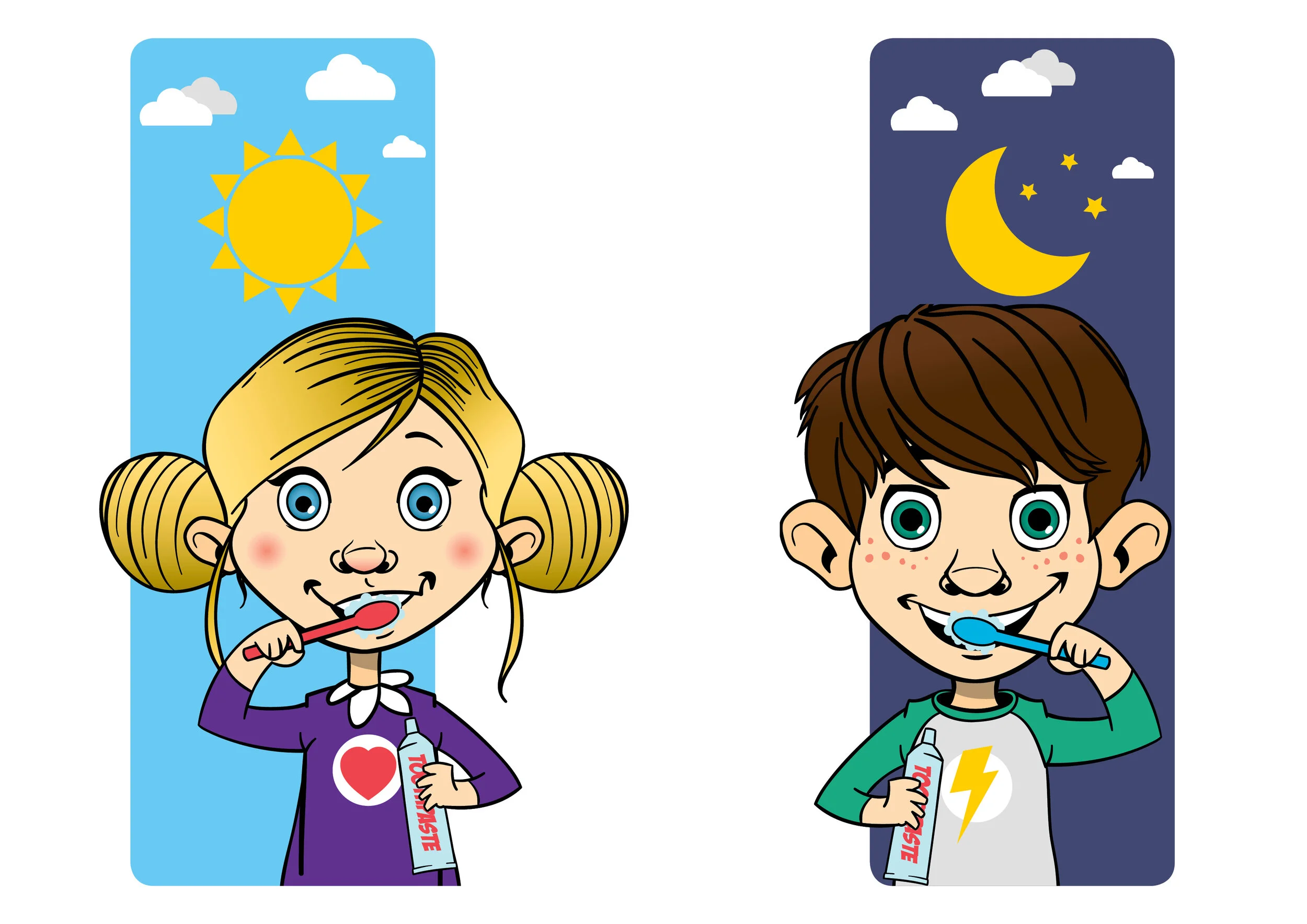 Characters Designs for Infographic 1