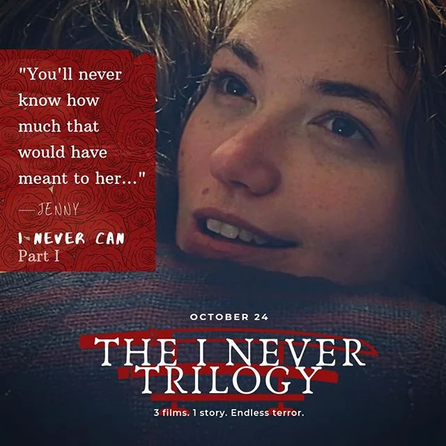 It would mean so much to us if you came to our screening! Our 3-part horror series, "The I Never Trilogy," goes up on October 24th at the Portland Art Museum. .
.
.
🎟️https://nwfilm.org/films/the-i-never-trilogy/
.
.
.
#horrorfilms #indepe