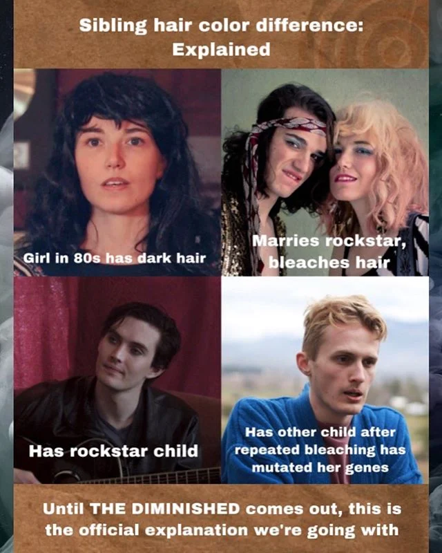 So there are 2 big questions everybody keeps asking me. The first is “when does the movie come out?” And the second is usually some variation of: “Why do the two guys playing brothers have such differently colored hair? Why isn&rsqu