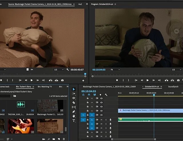 Hippest comedy/tragedy icons of the year 🎭 #thediminishedmovie #editing #brothers #bodydoublesftw #editing #postproduction #adobepremierepro #bmpcc #blackmagiccinema