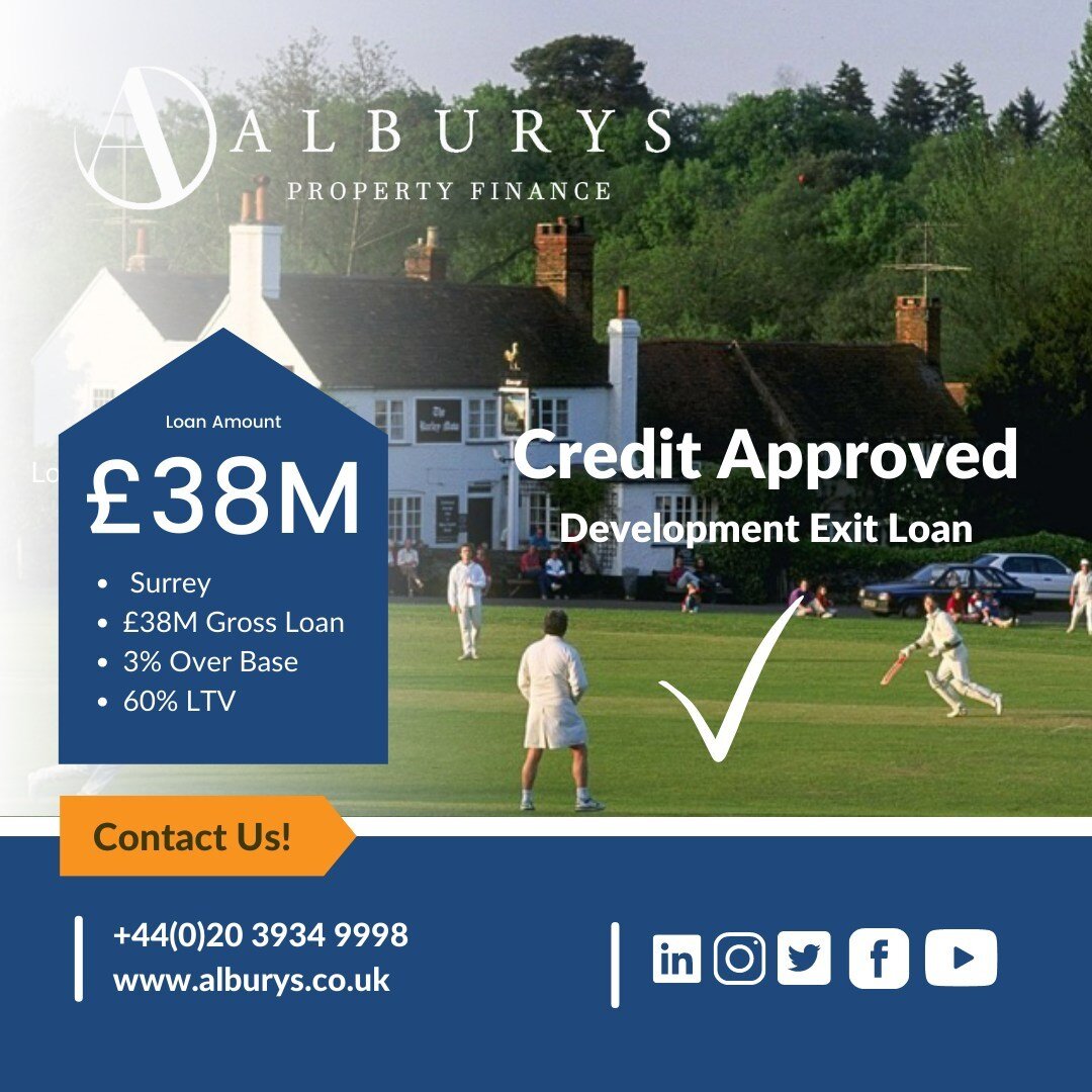 Great to get another credit approval on our largest loan to date.

#devexit #propertydevelopers #investment #surrey #alburys