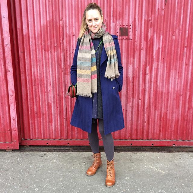 On a recent family outing I realised I was dressed almost head-to-toe in Bristol conscious fashion finds so my husband snapped this pic for me. I&rsquo;m kitted out in @stpetershospice frock &amp; scarf, @emmausuk &amp; @bristexrecyclers garb from @k