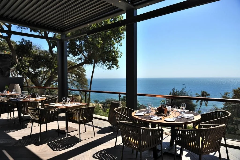 A new external terrace provides a stunning location to sample the hotel's restaurant & bar, both by day & night; brought to life with the added bonus of cocktail staging & an open kitchen.