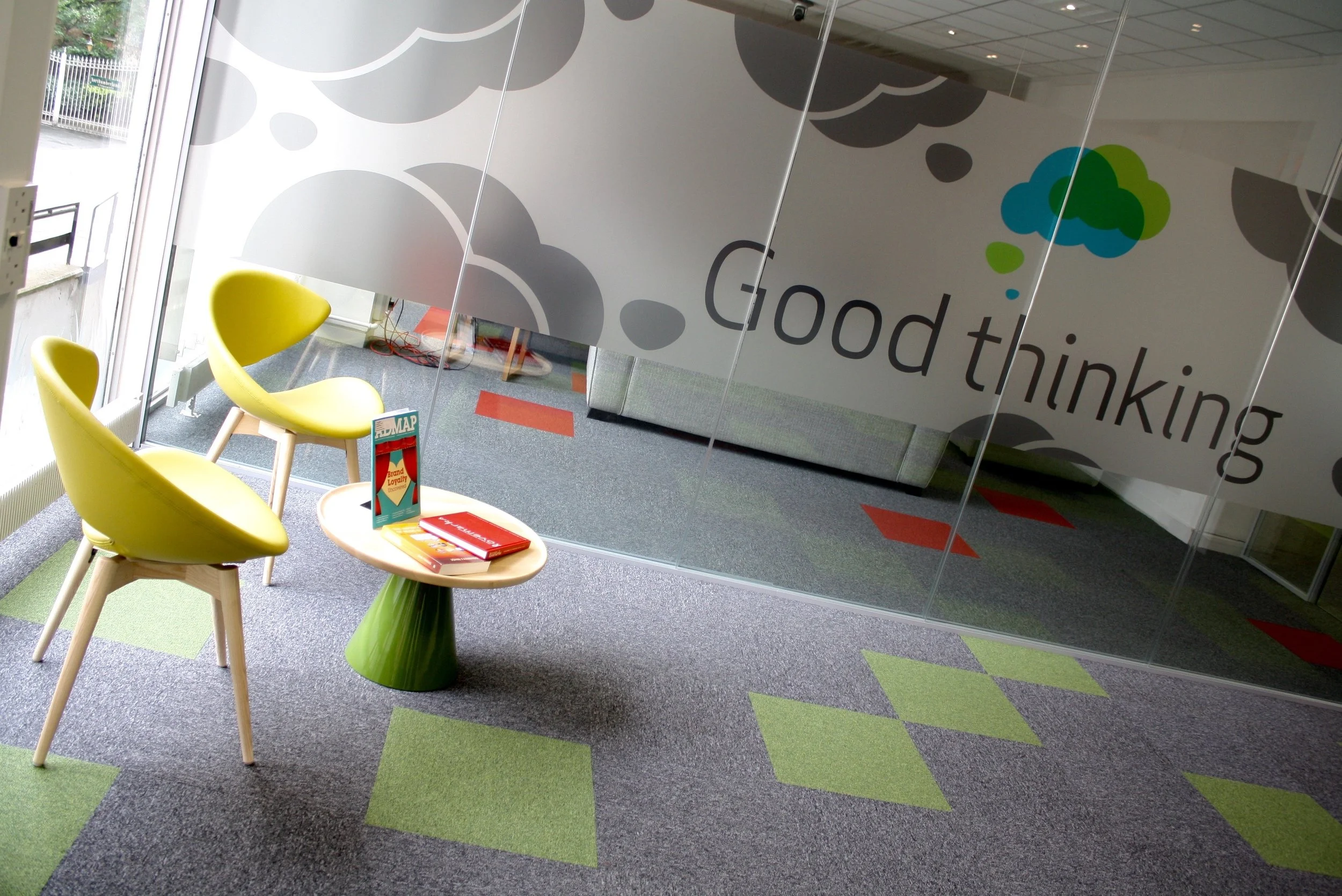 Physically connected to Bord Bia's workplace, the inspiring concept translates throughout the business.