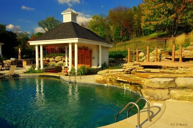 swimming pool and pool house in beaver county, pa