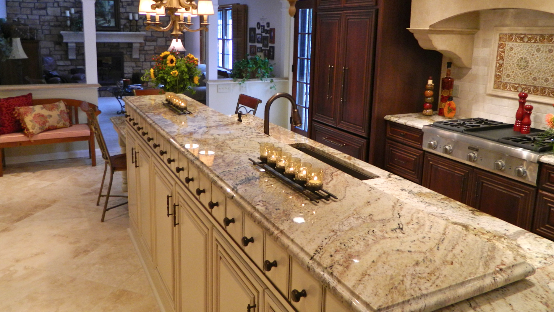 kitchen remodel with eat in area in canonsburg, pa