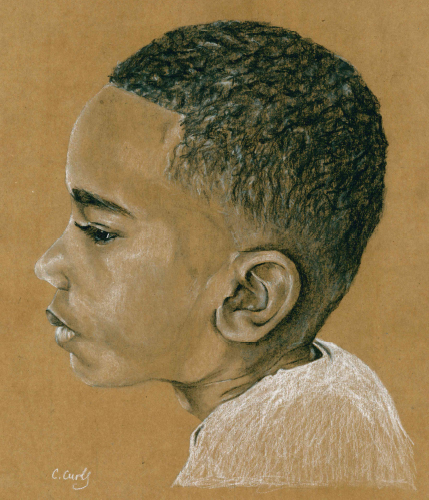 One of my first portrait commissions that I acquired via Twitter.