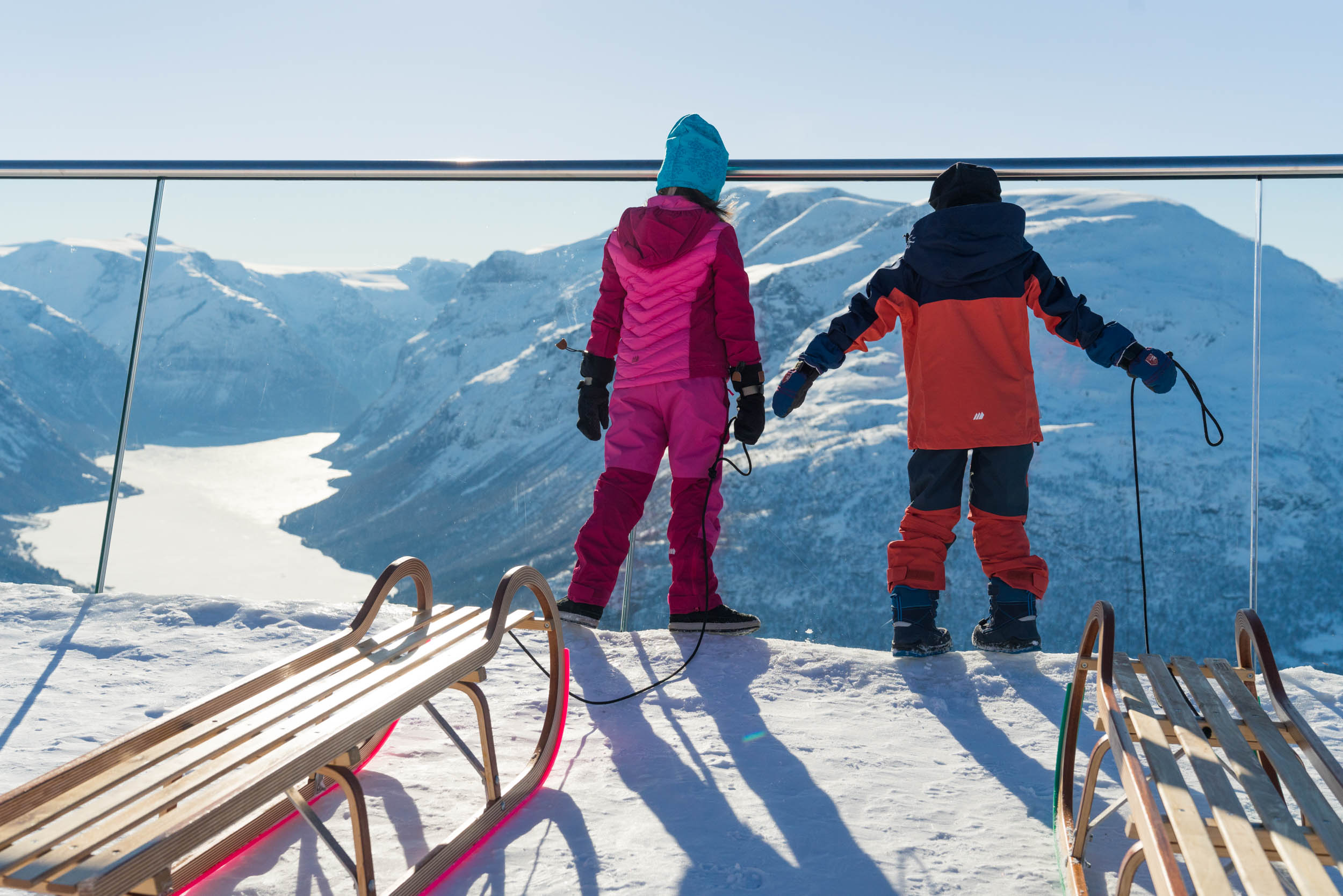  God utsikt på Hoven. Foto: Bård Basberg/Loen Skylift 