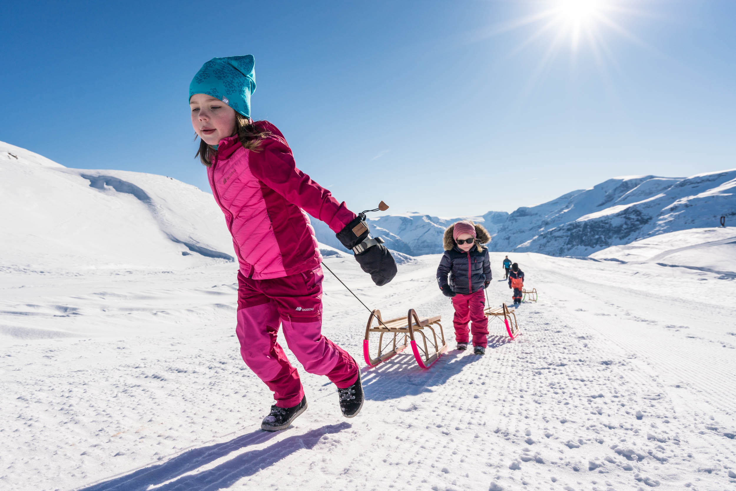  Aking på Hoven. Foto: Bård Basberg/Loen Skylift 