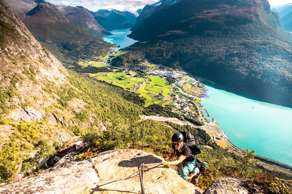 Via Ferrata Loen. Foto: Lovestorm Photography