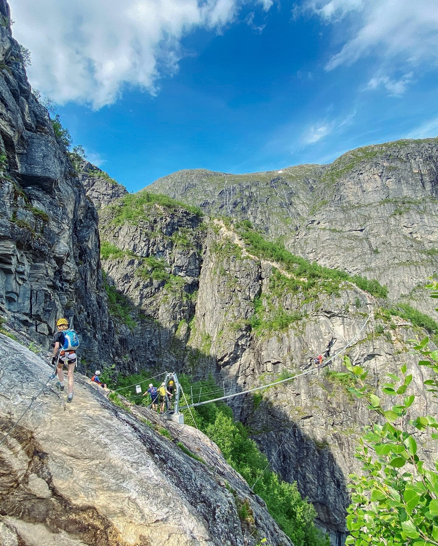  Via Ferrata Loen. Foto: Emma Larsson 