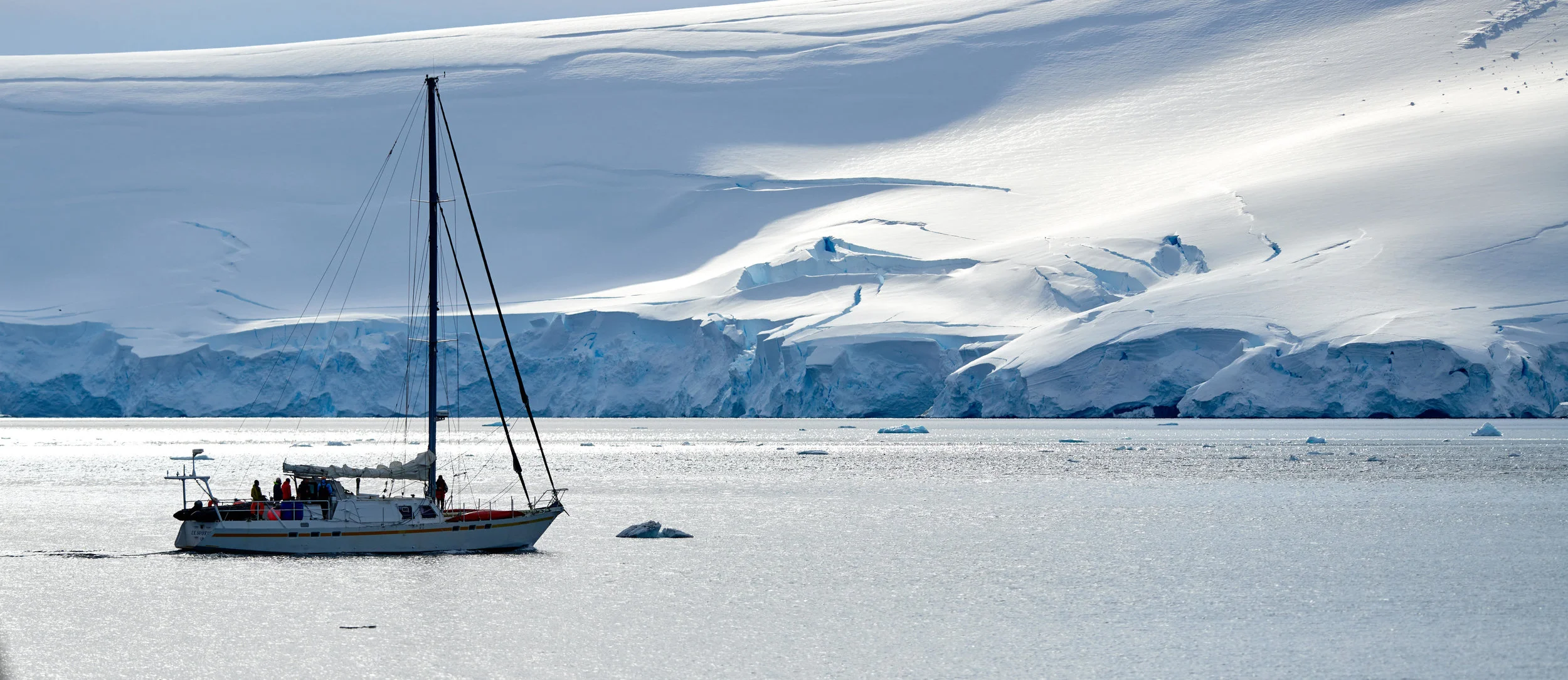 Adventurous Sailors in Port Lockroy