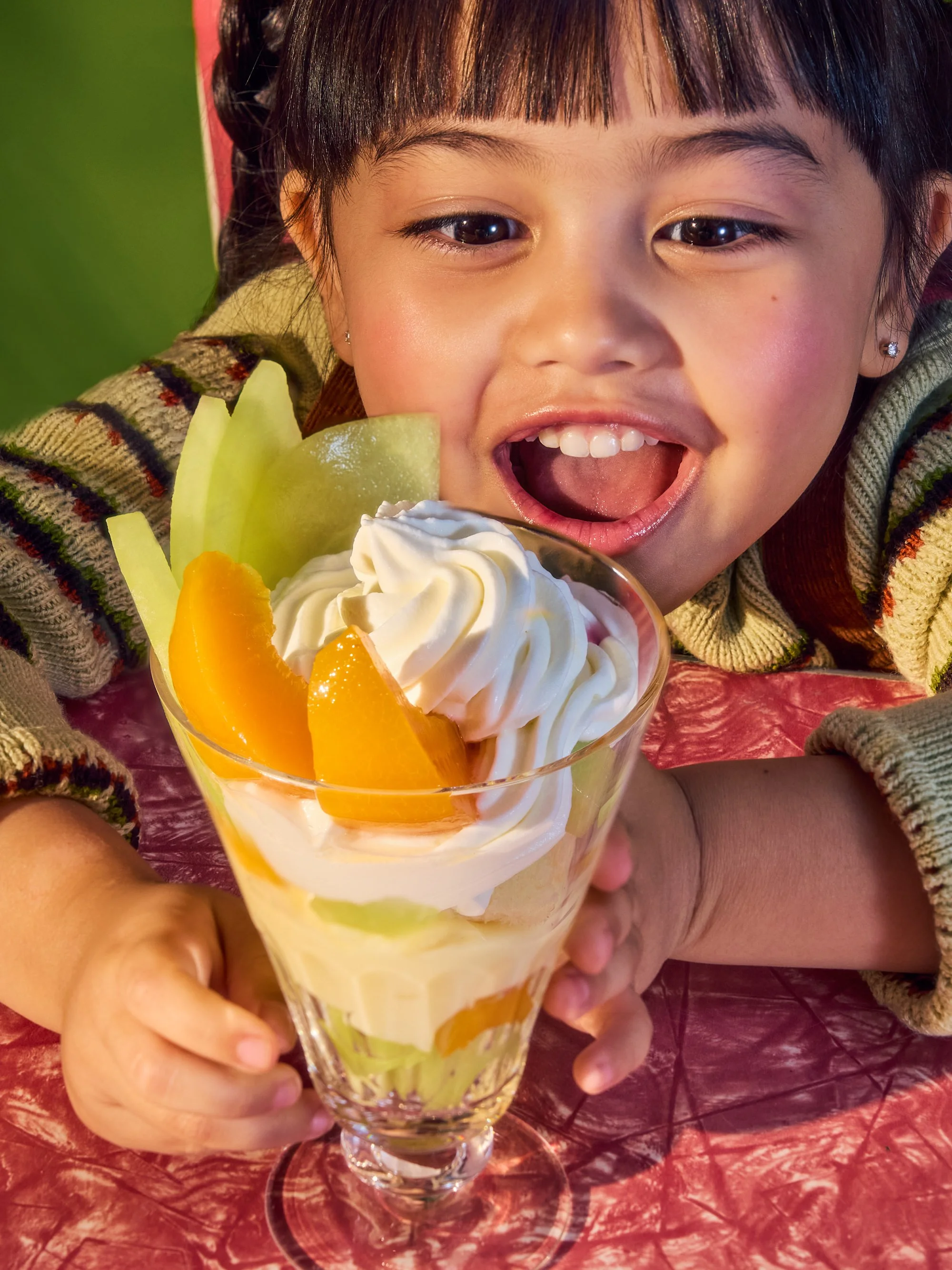 whipped cream sundaes kids