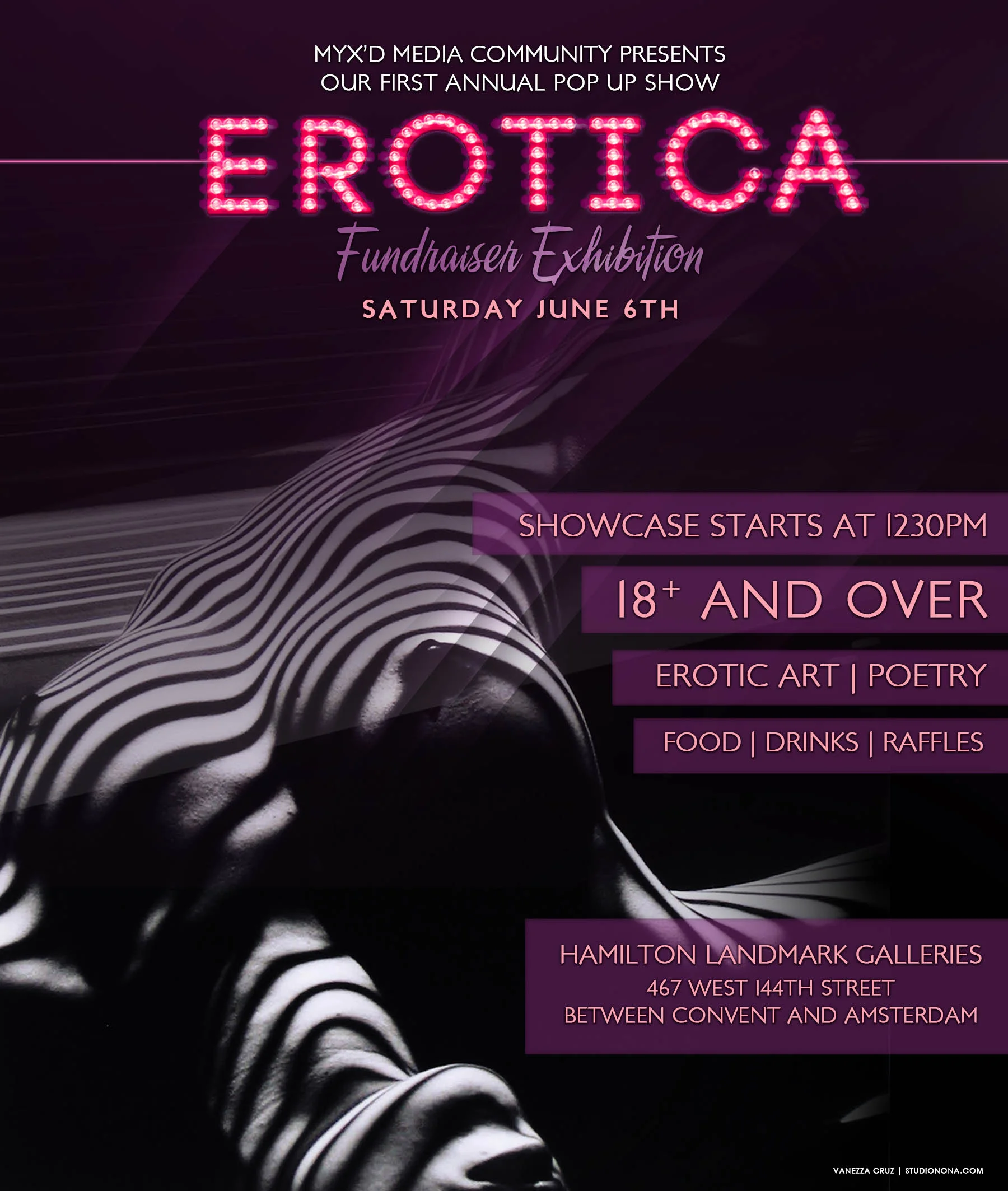 Erotica Art Exhibition Flyer