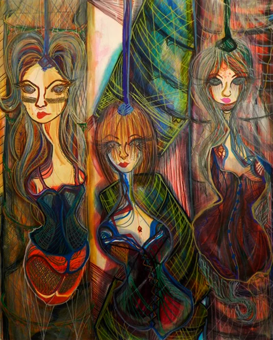 3 Caryatids of Judy