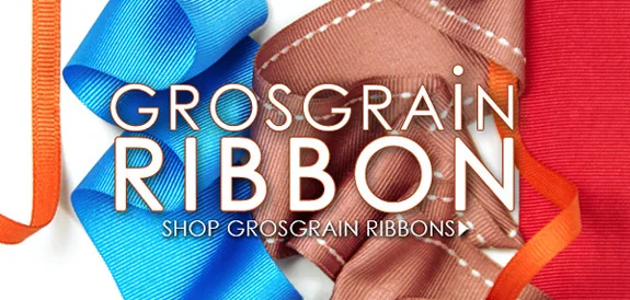 Grosgrain Ribbon: Homepage design