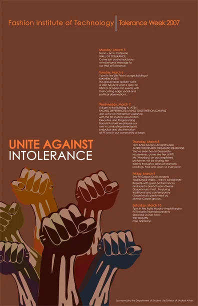 F.I.T Intolerance Event Poster