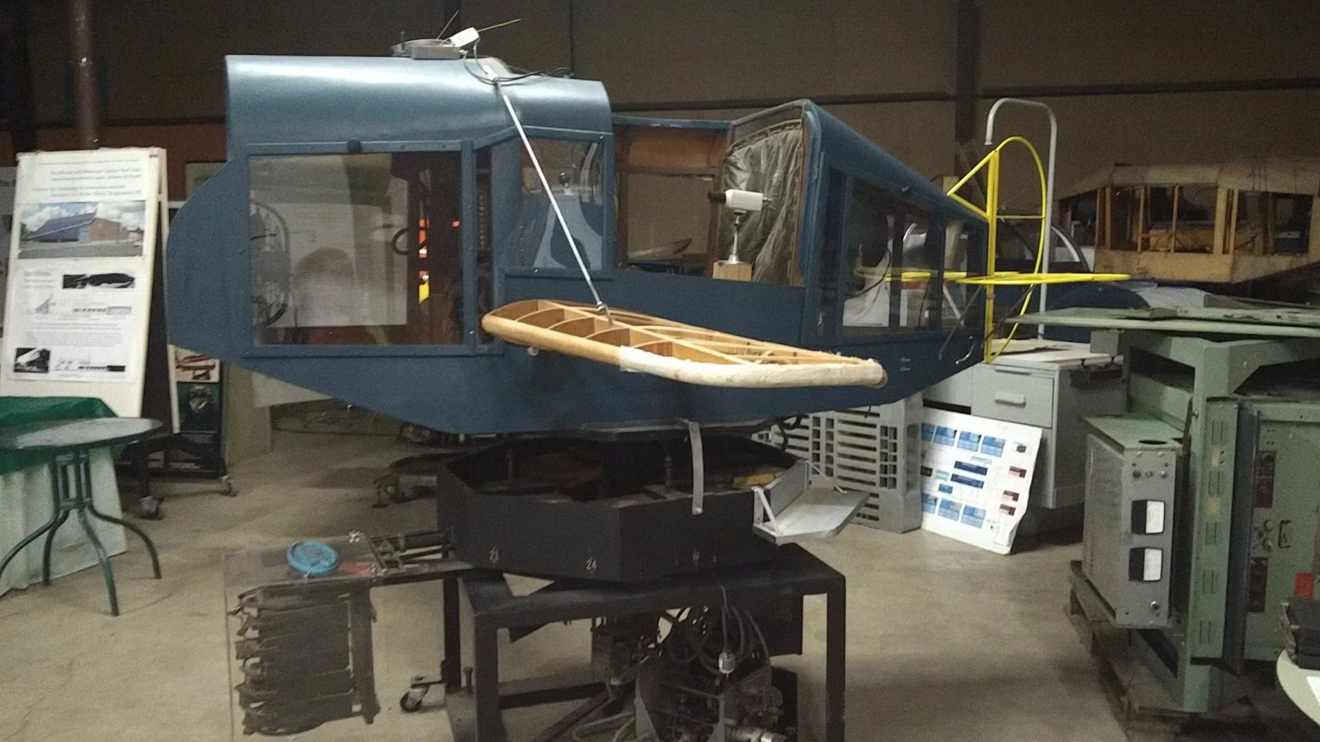 Link Flight simulator at Tech Works!, Image by Carol Huang