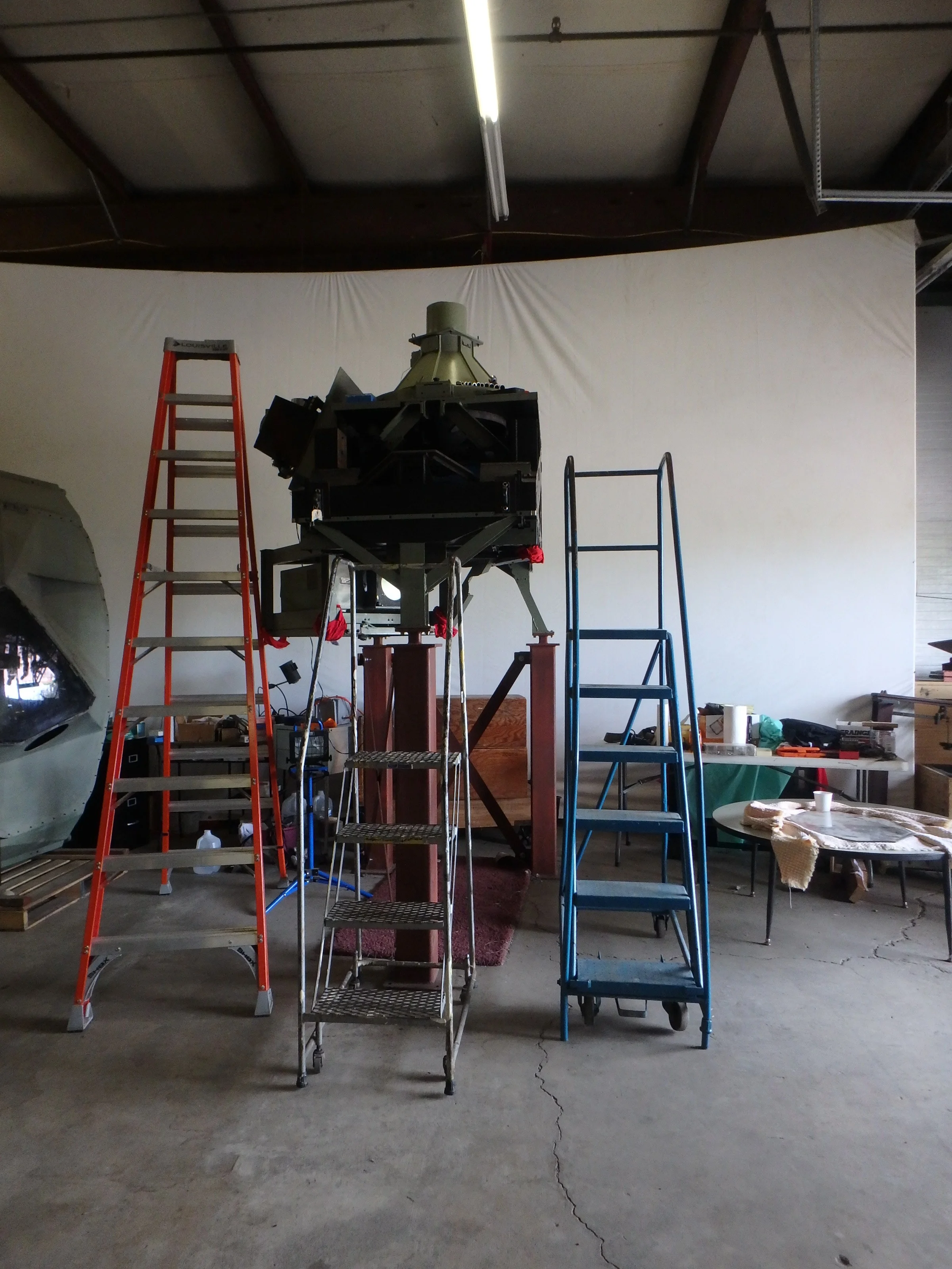 LMS telescope with ladders