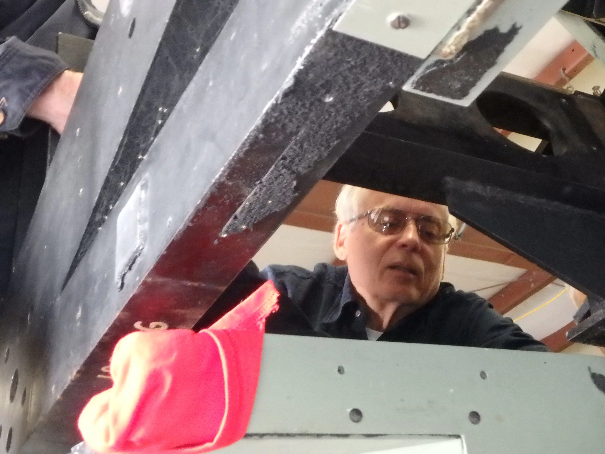 Earlin Ward assesses frame condition