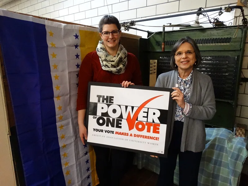 2018-02-19 D Lupardo E Sainz AAUW sign compressed.jpg