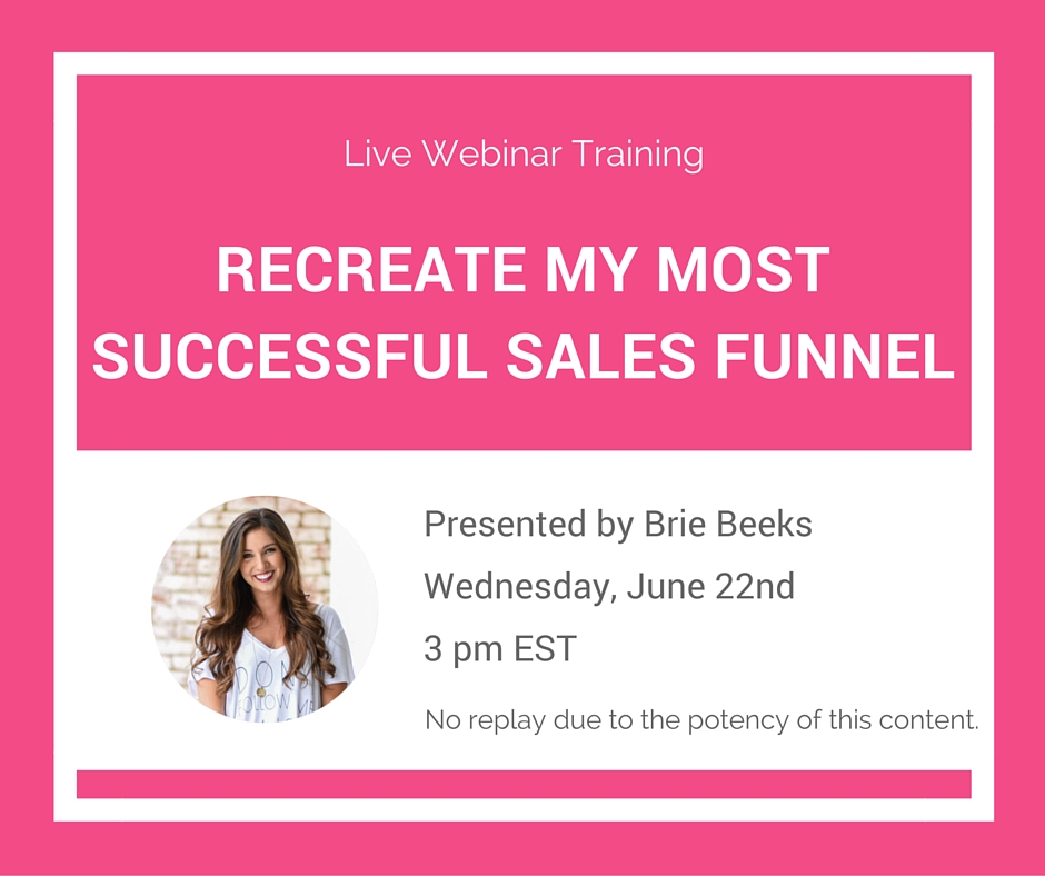 Create a highly profitable sales funnel for passive income in your online business! Click through for the free training!