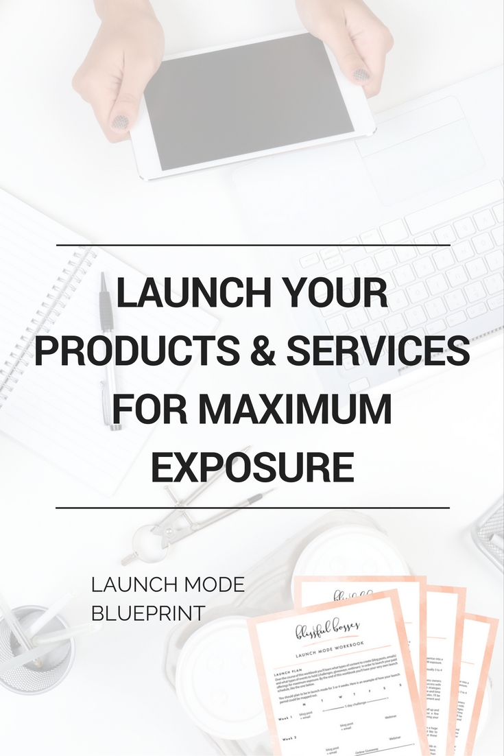 Launch your products and services for maximum exposure and sales with my blueprint filled with example content and live events to hold. blissfulbosses.com