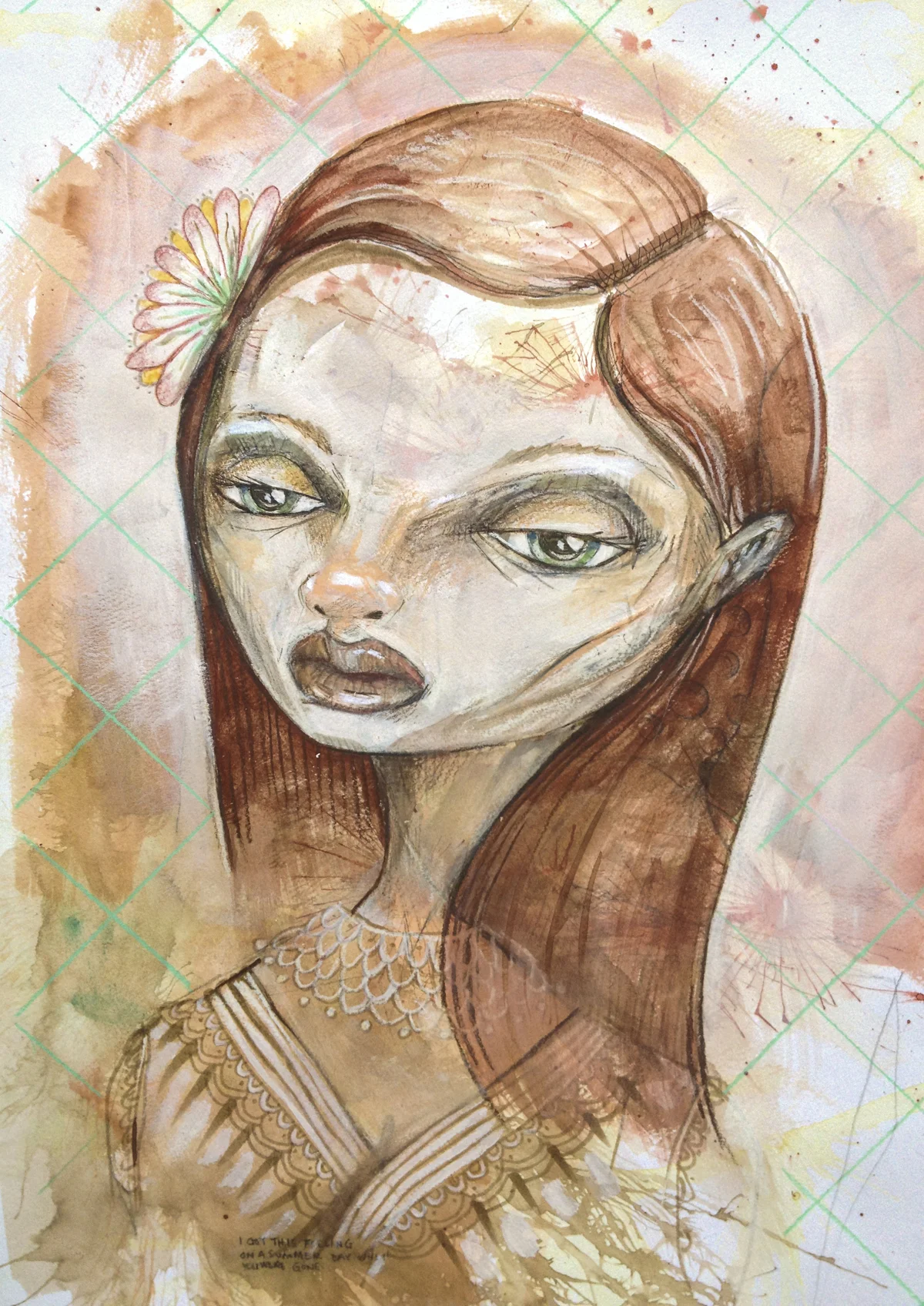 She-Was-A-Hallucination Watercolor-graphite-spray-paint-acrylic-paint-on-watercolor-paper-18-x-24-inches JTI-017G.jpg