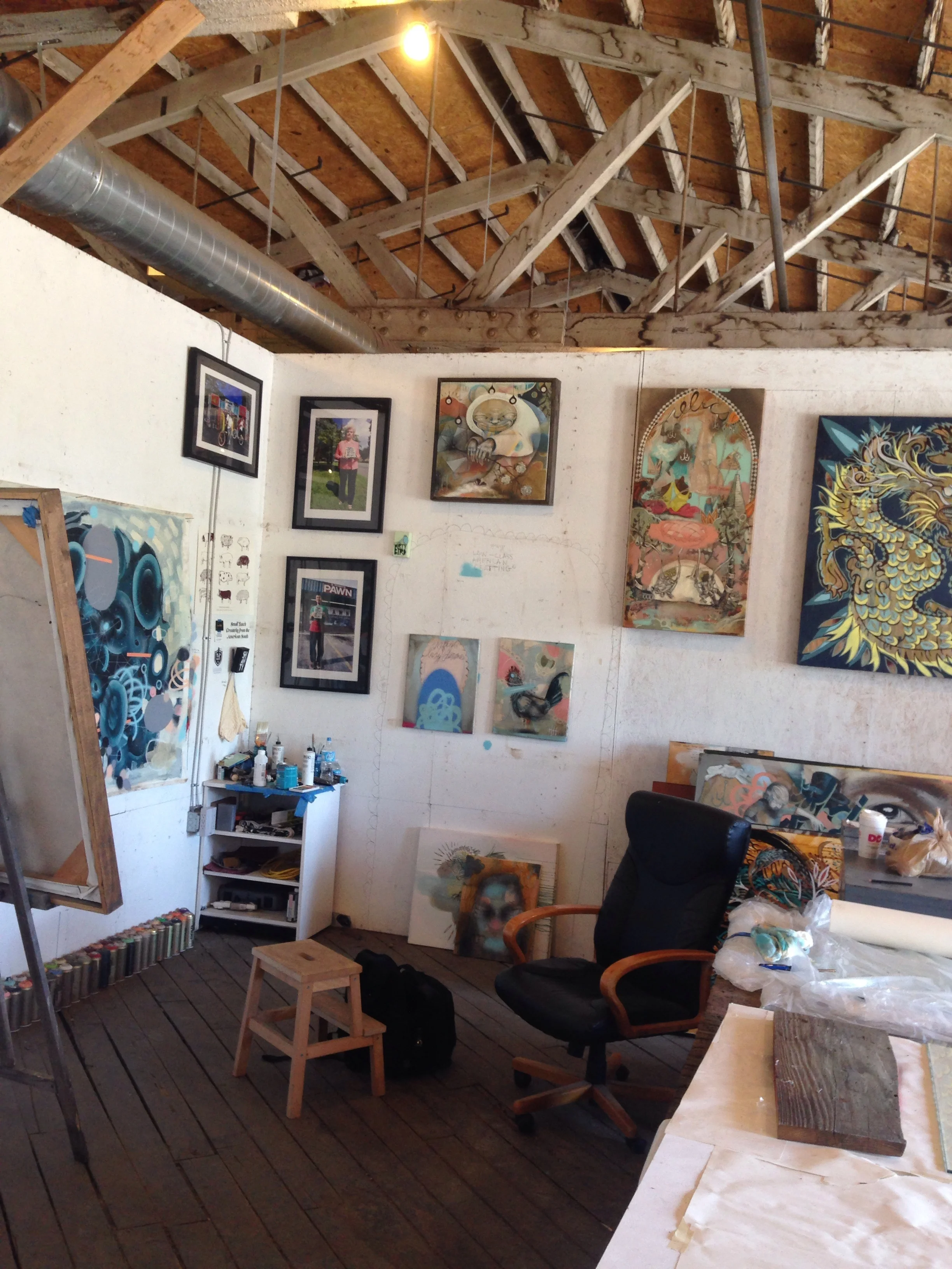 Tindel paintings hung with care...