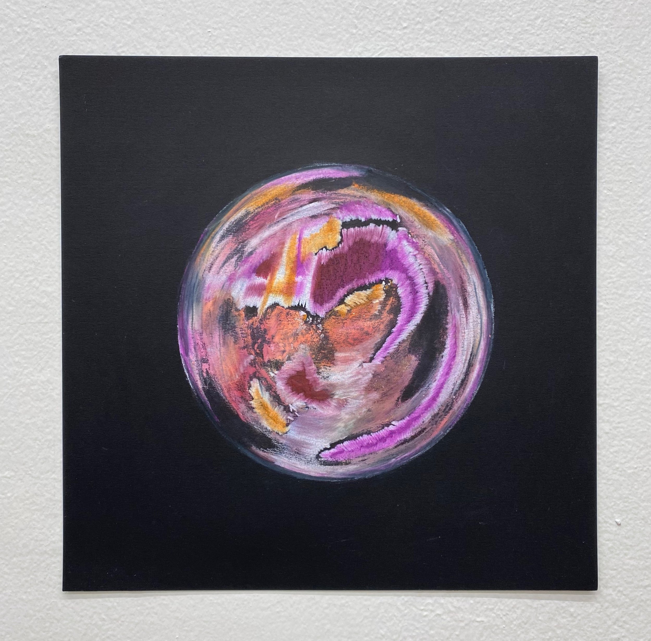  RS003, 2023  Colored pencil on paper  8” x 8”   