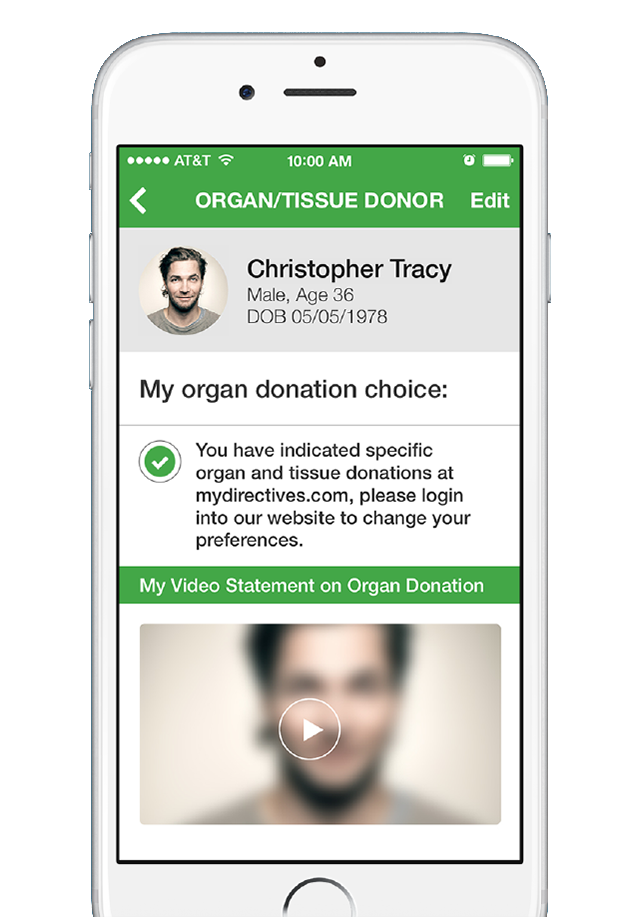 Are you an organ donor? Use both text and video to let people know
