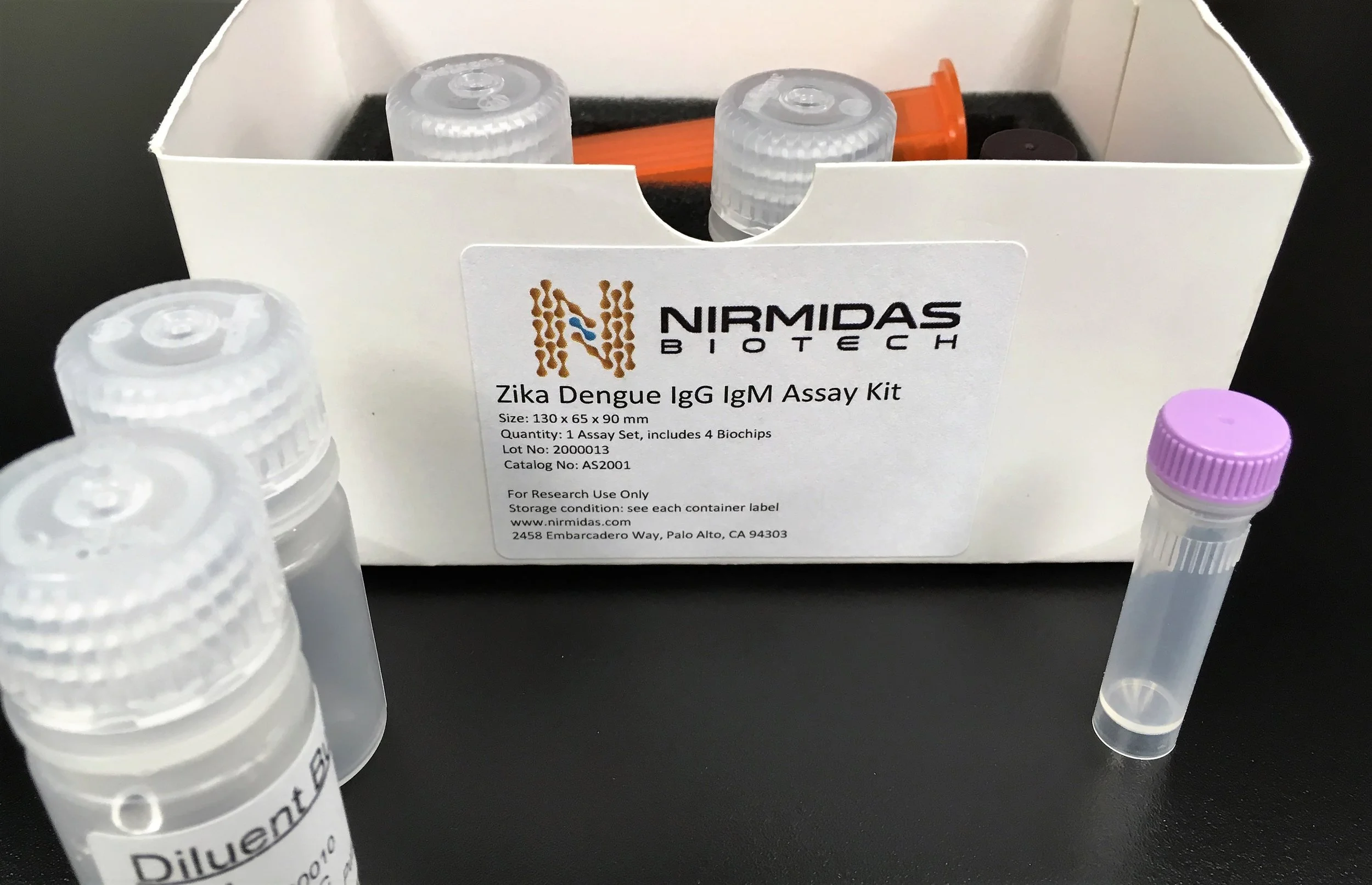 Zika/Dengue Assay Kit Example