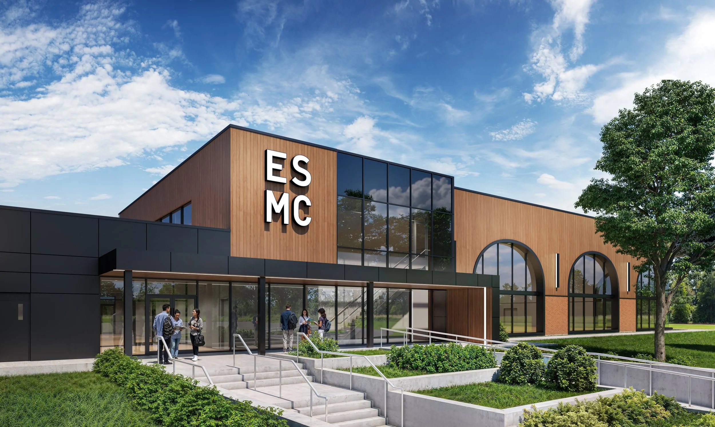  Agrandissement du gymnase de l’École secondaire Marcellin-Champagnat – Saint-Jean-sur-Richelieu Crédit photo : ARTESA Architectes concepteurs 