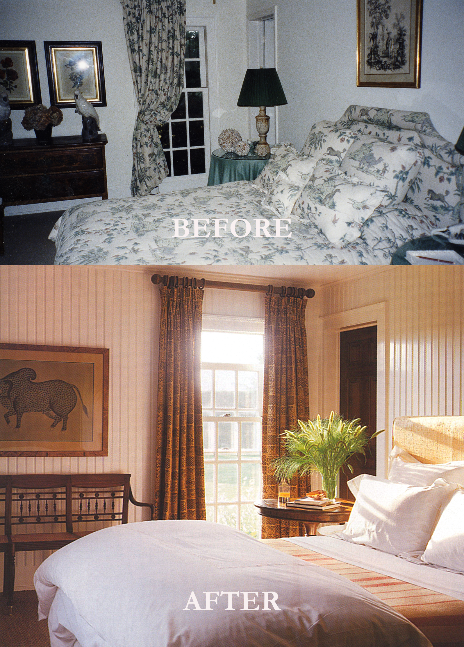 Rod Winterrowd | Before and After | Southampton, NY | Guest Bedroom