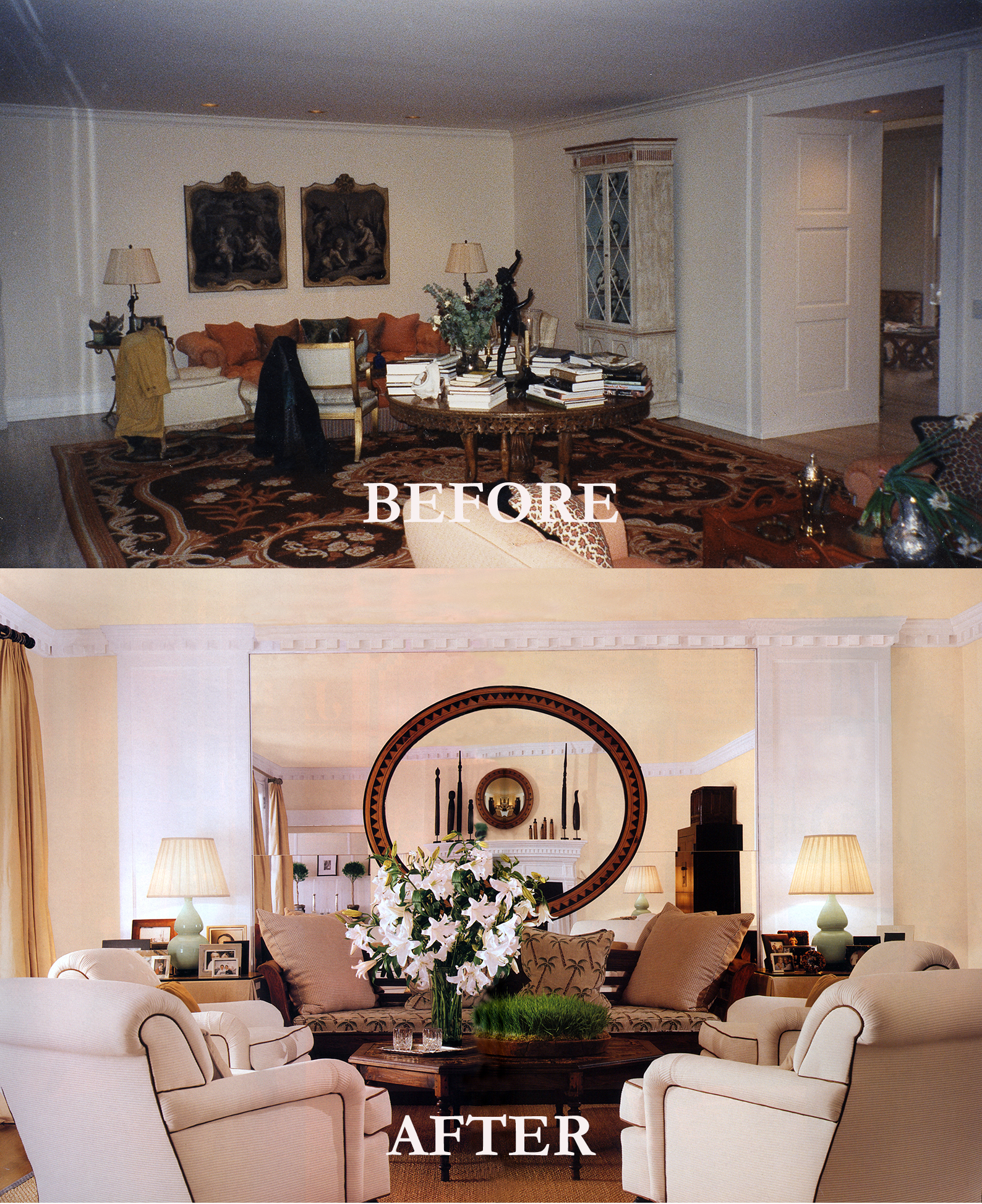 Rod Winterrowd | Before and After | Southampton, NY | Living Room
