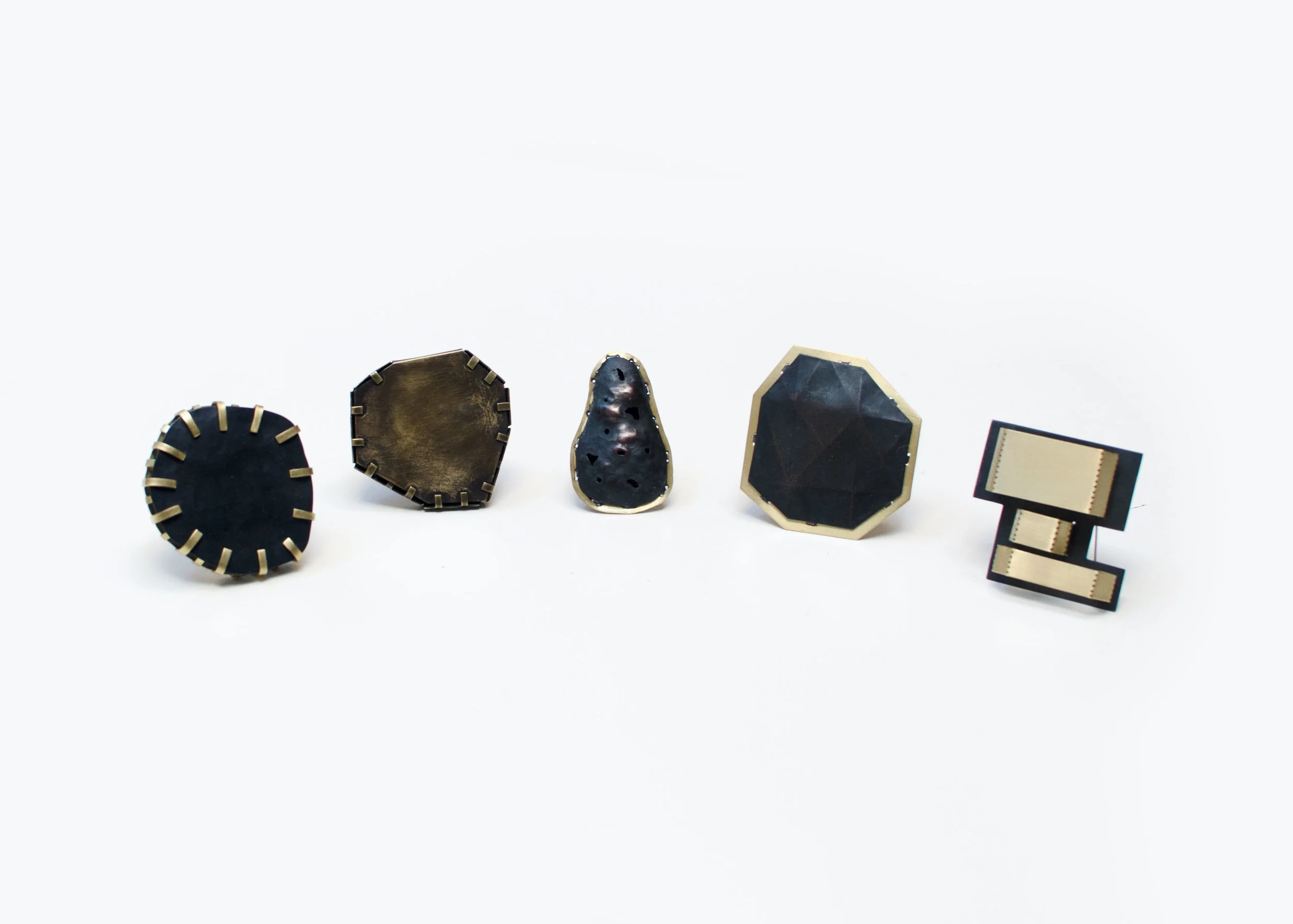 5 Folded Brooches (2016)