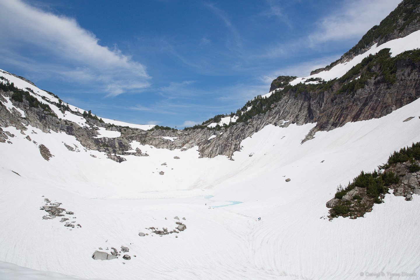 Below the snow there might or might not be Vesper Lake