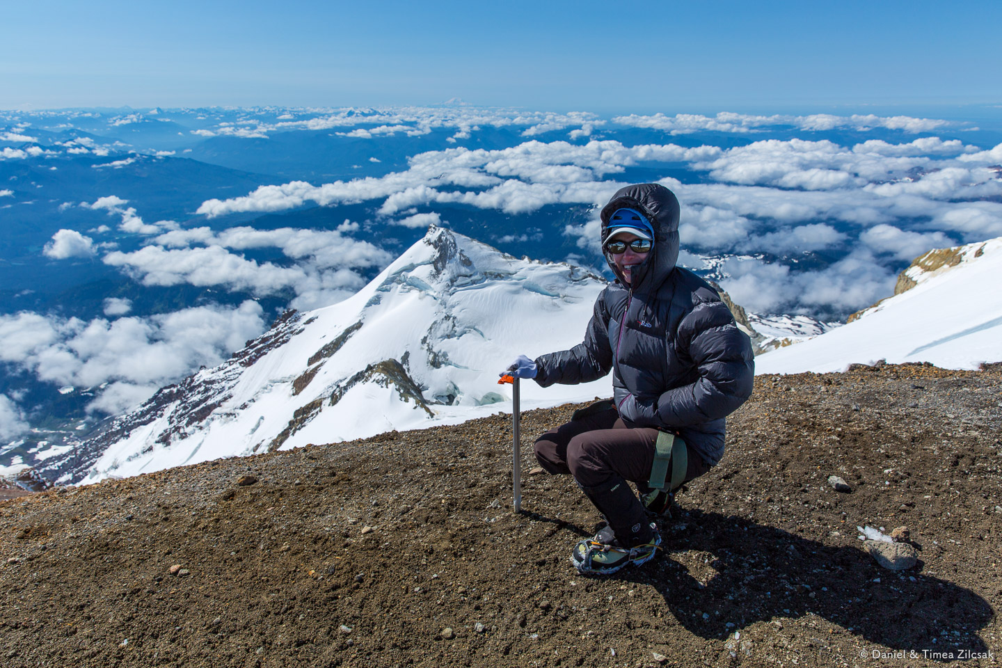 Summit photo, Mount Baker 10781 ft, July 26 2014