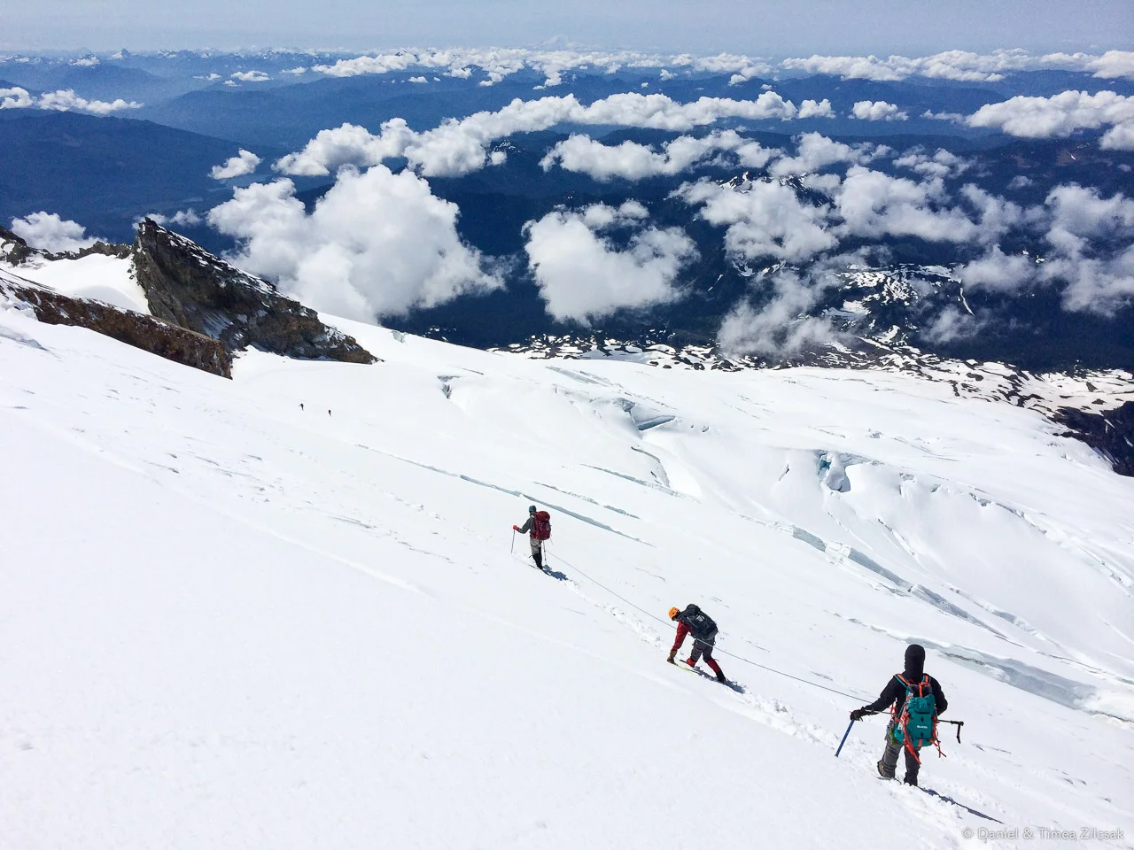 Climbing Mount Baker via the Easton Glacier Route