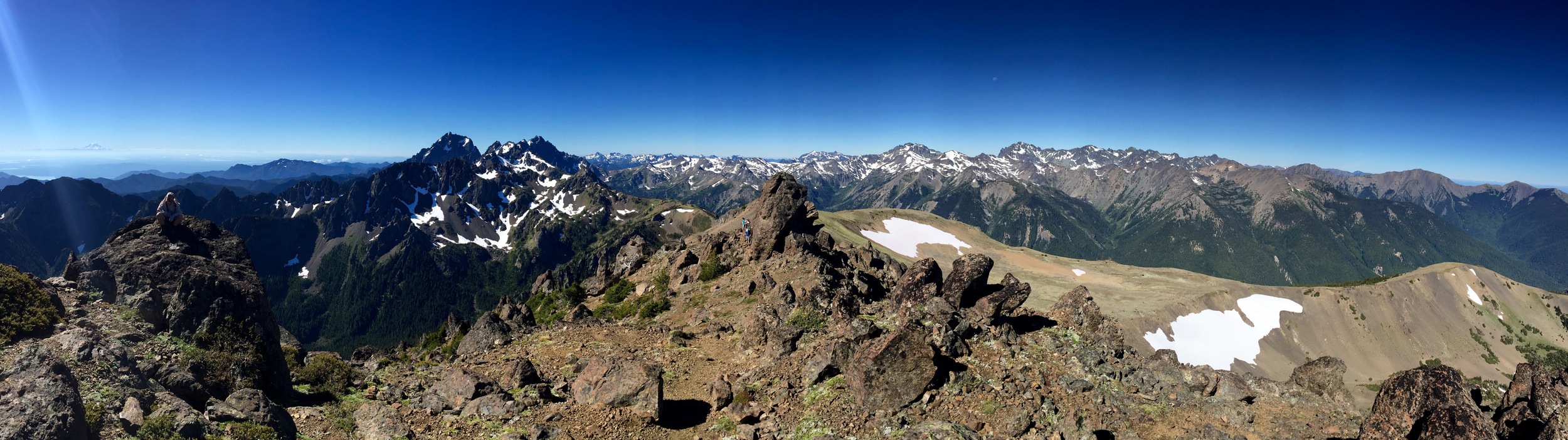 Panoramic view from southeast to southwest from Buckhorn Mountain