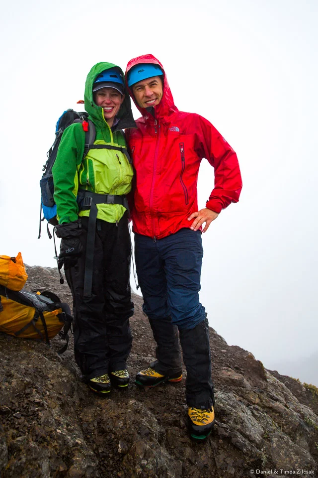 Timea and I on the summit of Mount Angeles, Olympic National Park