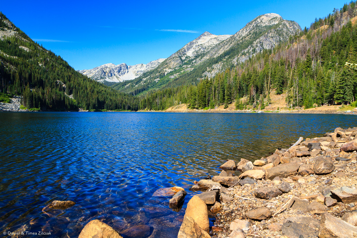 Eightmile Lake, The Enchantments (view west)