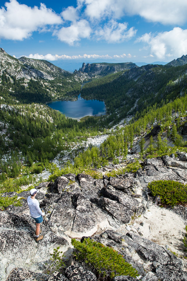 Shield Lake, across Prusik Pass