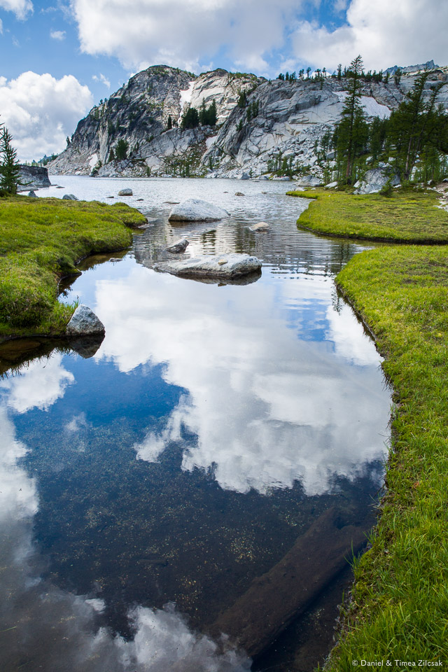 On a footbridge across an inlet into Perfection Lake, The Enchantments- 9Z4A3110 © Zilcsak.jpg